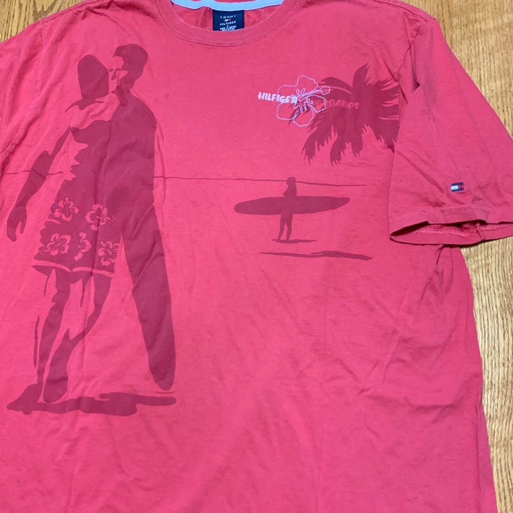 Tommy Hilfiger Longboards Red Graphic T-Shirt
